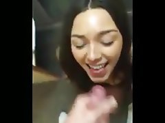 Amateur Babe POV Blowjob Facial 