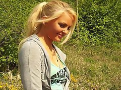 Amateur Blonde Nudist Outdoor Reality 